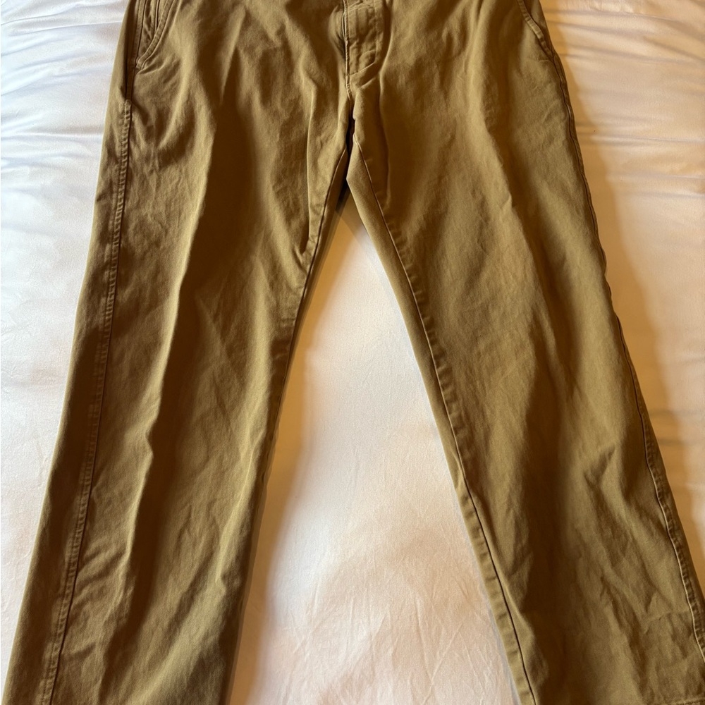 Dockers Tan Chinos Classic Straight-Leg Cotton